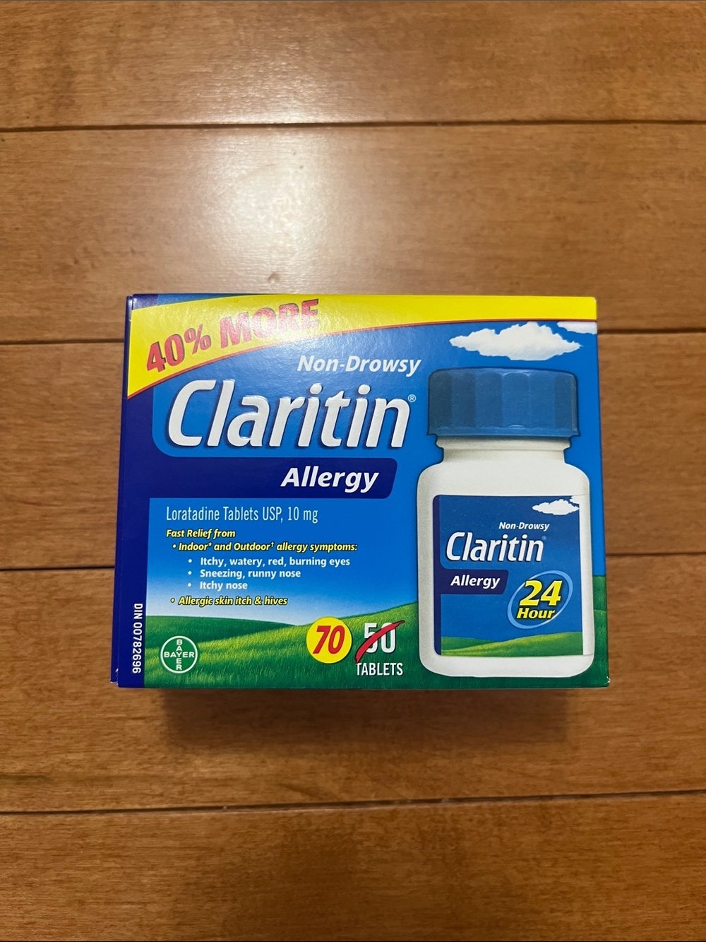 Claritin Non-Drowsy Allergy Tablets - Blue/White Box